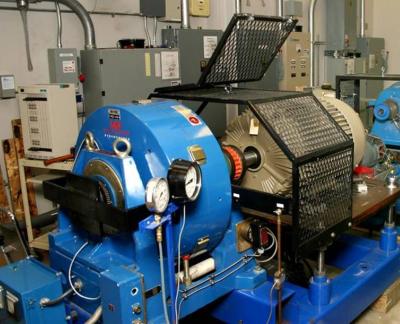 Figure 2: Testing a motor on a test stand