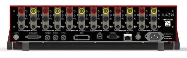 N4L Precision Power Analyzer PPA3500 1-6-Phasen 1 MHz - Anschlüsse